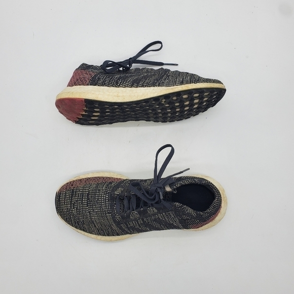 adidas Shoes Womens 7.5 PureBoost GO Running Trainers Black B75667 Sneakers - Picture 10 of 12